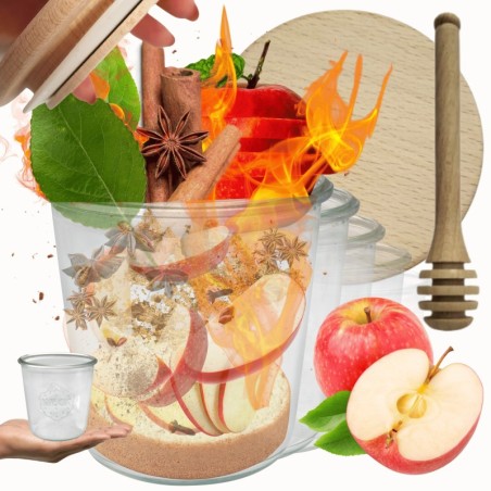 Słoiki WECK 6szt/ drewniane wieko, nabierak słoik 580ml MOLD