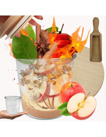 Słoiki WECK / drewniane wieko, miarka słoik 580ml MOLD