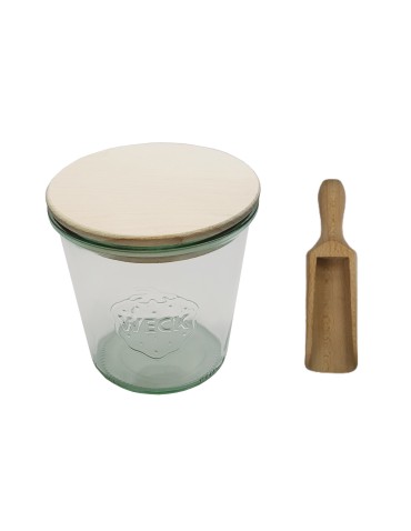 Słoiki WECK / drewniane wieko, miarka słoik 580ml MOLD - produkt 2