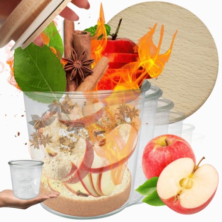 Słoiki WECK 6szt/ drewniane wieko słoik 580ml MOLD