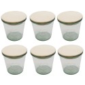 Słoiki WECK 6szt/ drewniane wieko słoik 580ml MOLD
