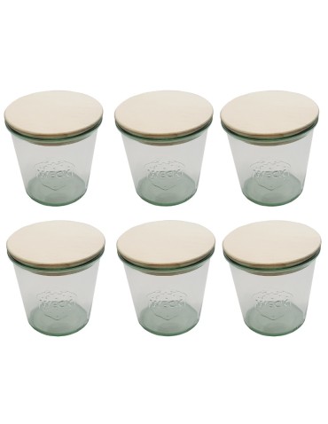 Słoiki WECK 6szt/ drewniane wieko słoik 580ml MOLD - produkt 2