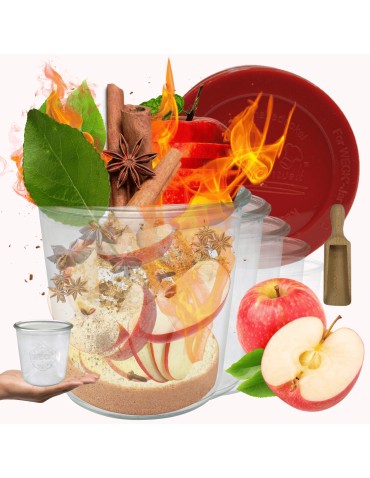 Słoiki WECK 12szt/ silikonowe wieko, miarka słoik 580ml MOLD