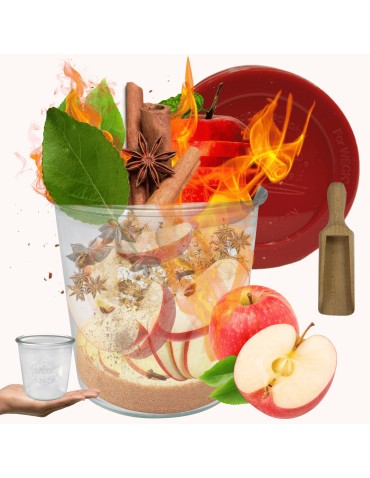 Słoiki i butelki - Słoiki WECK / silikonowe wieko, miarka słoik 580ml MOLD - product 11