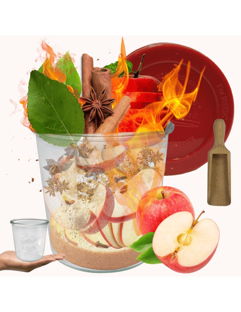 Słoiki i butelki - Słoiki WECK / silikonowe wieko, miarka słoik 580ml MOLD - product MODO24.PL 11