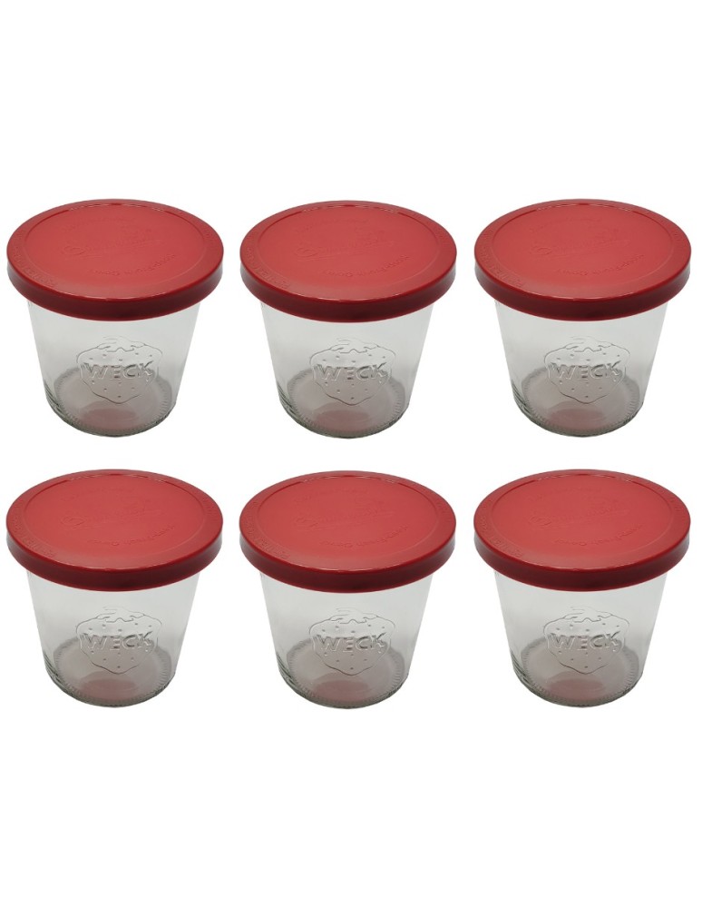 Słoiki i butelki - Słoiki WECK 6szt/ silikonowe wieko słoik 580ml MOLD - product MODO24.PL 2