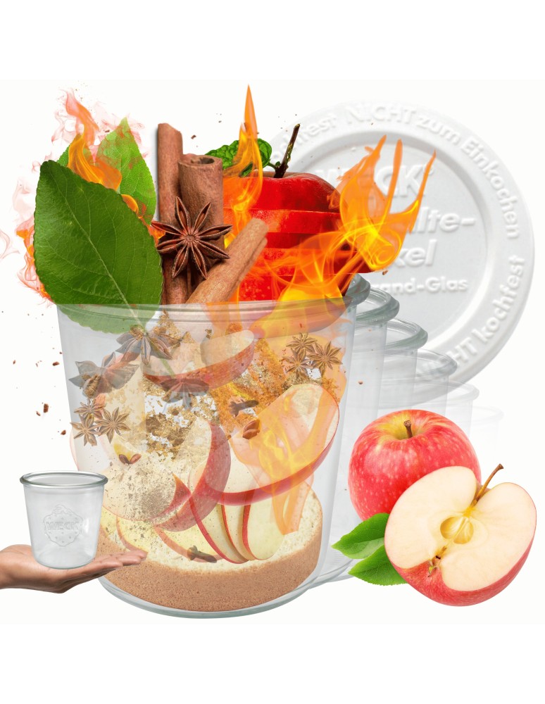 Słoiki i Dodatki - Słoiki WECK 12szt/ plastikowe wieko słoik 580ml MOLD - product MODO24.PL 1