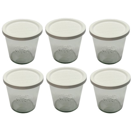 Słoiki WECK 6szt/ plastikowe wieko słoik 580ml MOLD