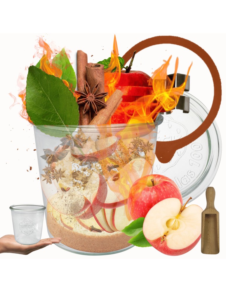 Słoiki i butelki - Słoiki WECK / szklane wieko, miarka słoik 580ml MOLD - product MODO24.PL 11