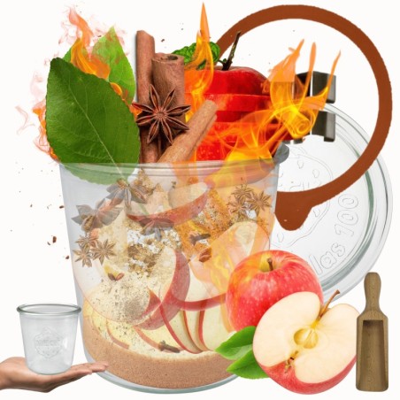 Słoiki WECK / szklane wieko, miarka słoik 580ml MOLD