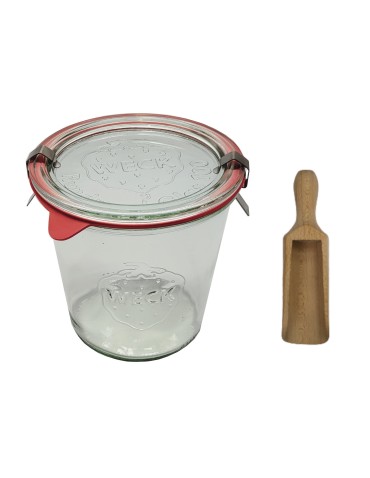 Słoiki i butelki - Słoiki WECK / szklane wieko, miarka słoik 580ml MOLD - product 12