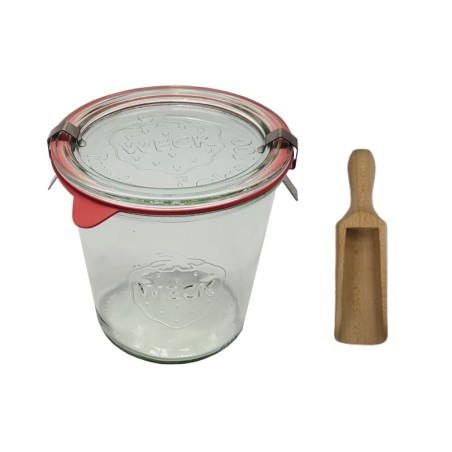 Słoiki WECK / szklane wieko, miarka słoik 580ml MOLD