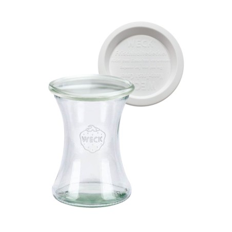 Słoik Weck 370ml na drinki DELI żaroodporny plastikowe wieko 1szt TRWAŁE