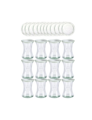 Słoiki Weck 370ml słoiki szklane ozdobne DELI przyprawy wieka szkło 12szt - produkt 2