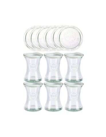 Słoiki Weck 370ml słoiki szklane ozdobne DELI przyprawy wieka szklane 6szt - produkt 2