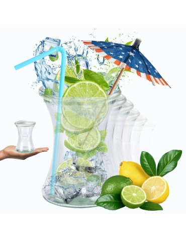 Słoiki Weck 370ml słoiki szklane ozdobne DELI na deserki pucharki 12szt