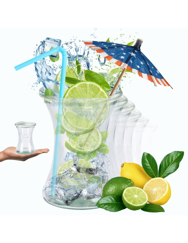 Słoiki weck - Słoiki Weck 370ml słoiki szklane ozdobne DELI na deserki pucharki 12szt - produkt MODO24.PL 1