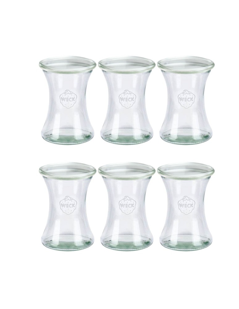 Słoiki weck - Słoiki Weck 370ml słoiki szklane ozdobne DELI na deserki pucharki 6szt - product MODO24.PL 2