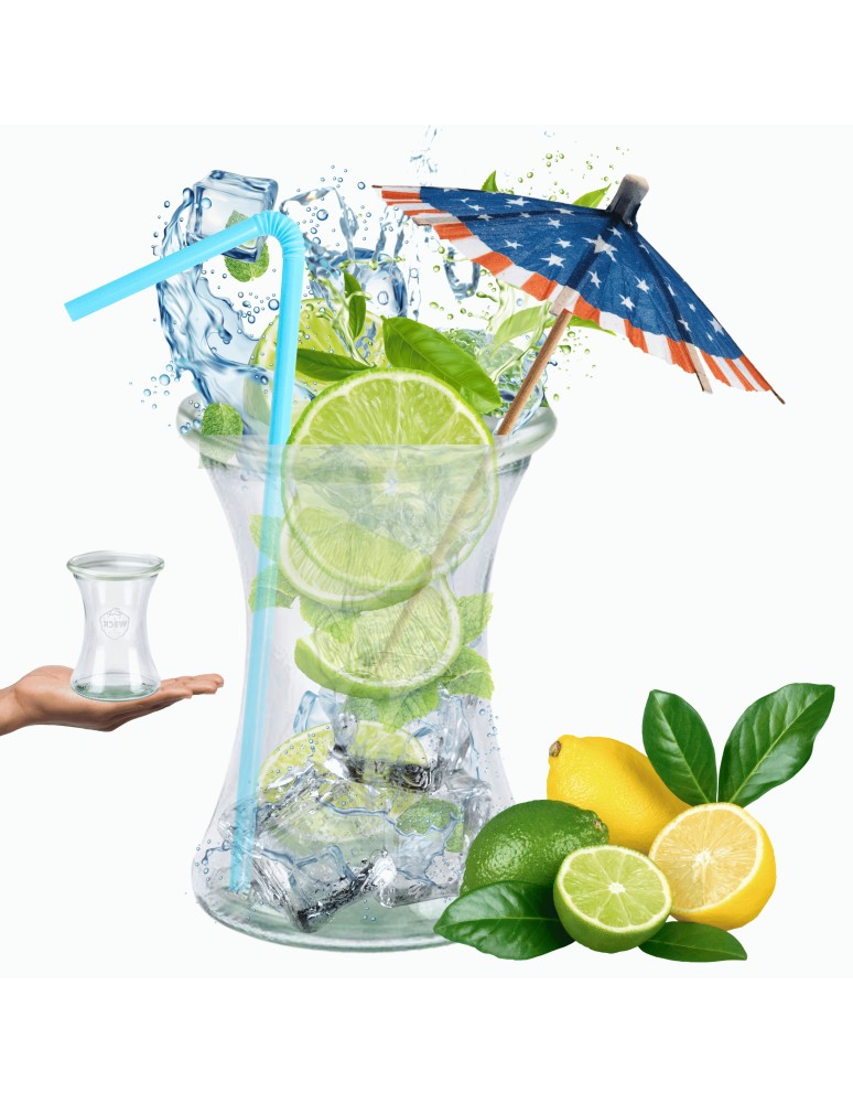 Słoiki weck - Słoik Weck 370ml słoik szklany ozdobny DELI słoik na deser pucharek 1szt - produkt MODO24.PL 1