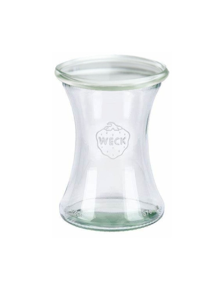 Słoiki weck - Słoik Weck 370ml słoik szklany ozdobny DELI słoik na deser pucharek 1szt - product MODO24.PL 2