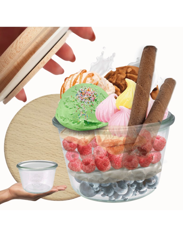 Słoiki i butelki - Słoiki WECK / drewniane wieko słoik 370ml MOLD - product MODO24.PL 11