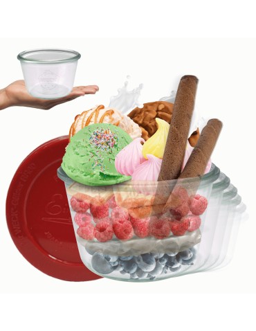 Słoiki WECK 12szt/ silikonowe wieko słoik 370ml MOLD