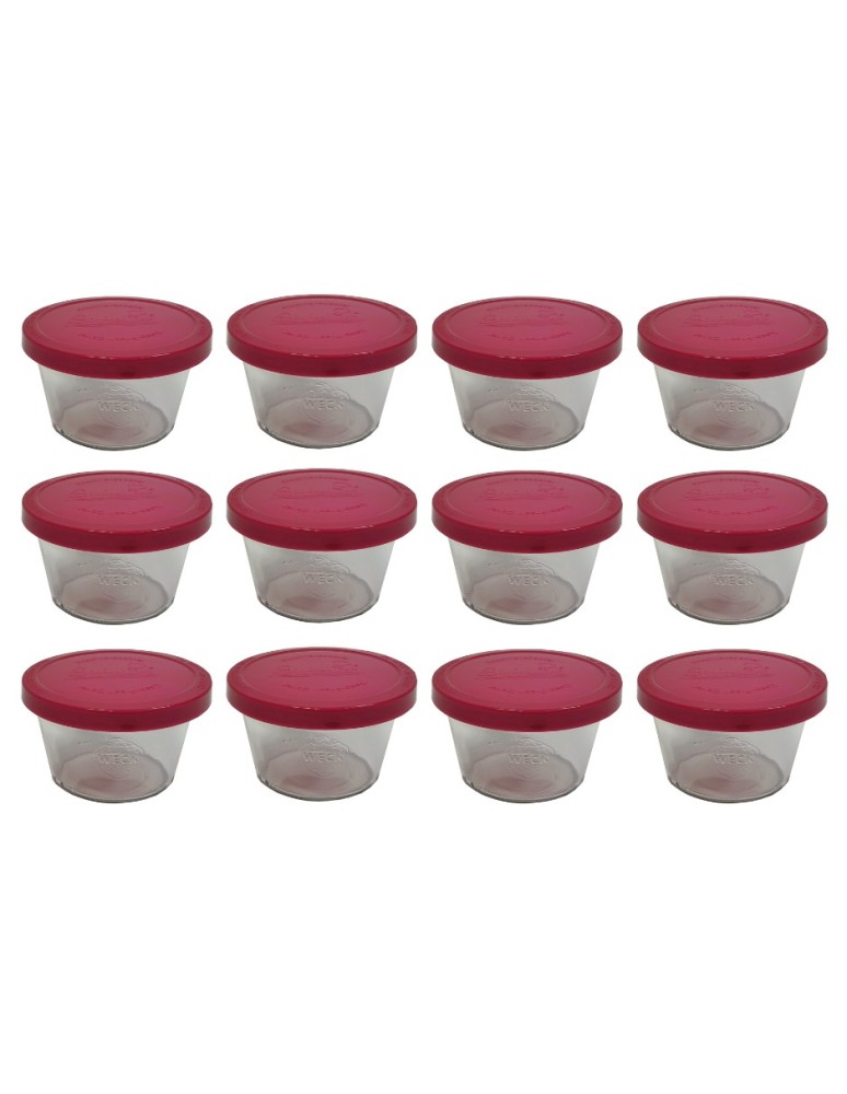 Słoiki i butelki - Słoiki WECK 12szt/ silikonowe wieko słoik 370ml MOLD - product MODO24.PL 2