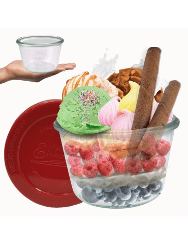 Słoiki i butelki - Słoiki WECK / silikonowe wieko słoik 370ml MOLD - product 11