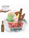 Słoiki WECK 12szt/ plastikowe wieko, miarka słoik 370ml MOLD