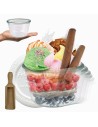 Słoiki WECK 6szt/ plastikowe wieko, miarka słoik 370ml MOLD