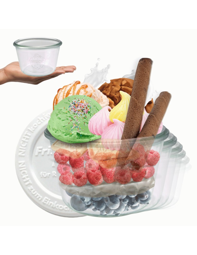 Słoiki i butelki - Słoiki WECK 12szt/ plastikowe wieko słoik 370ml MOLD - produkt MODO24.PL 1