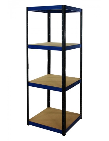 Helios Color Kwadrat - Regał metalowy Helios Color 180x50x50_4 - 175kg / na półkę, kolor: niebiesko-biały - product 5