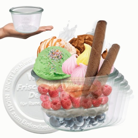 Słoiki WECK 6szt/ plastikowe wieko słoik 370ml MOLD