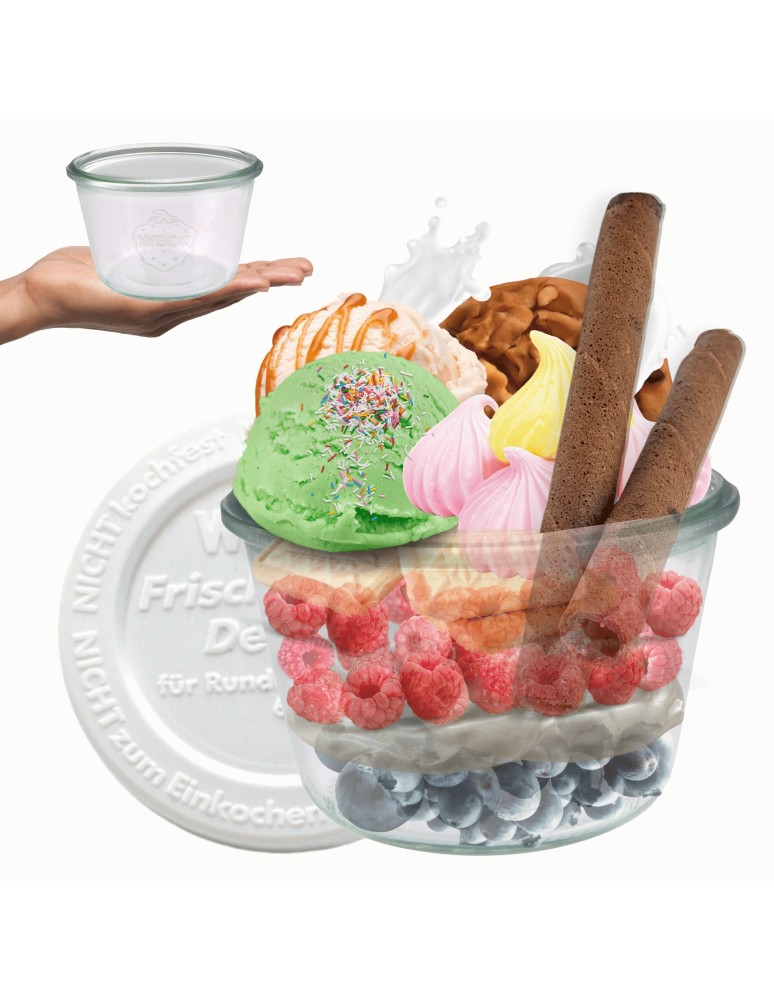 Słoiki i butelki - Słoiki WECK / plastikowe wieko słoik 370ml MOLD - product MODO24.PL 11