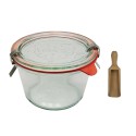 Słoiki WECK / szklane wieko, miarka słoik 370ml MOLD