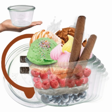 Słoiki WECK 12szt/ szkl. wieko,gumka, bl słoik 370ml MOLD