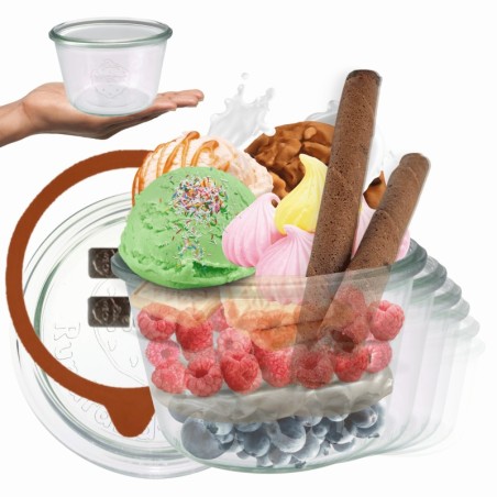 Słoiki WECK 6szt/ szkl. wieko,gumka, bl słoik 370ml MOLD