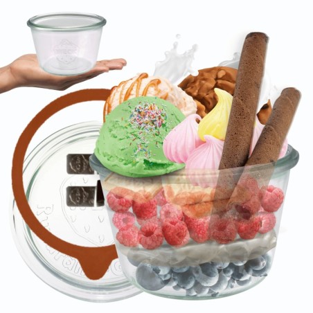 Słoiki WECK / szkl. wieko,gumka, bl słoik 370ml MOLD