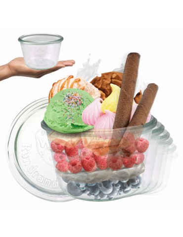 Słoiki i butelki - Słoiki WECK 12szt/ szklane wieko słoik 370ml MOLD - produkt 21
