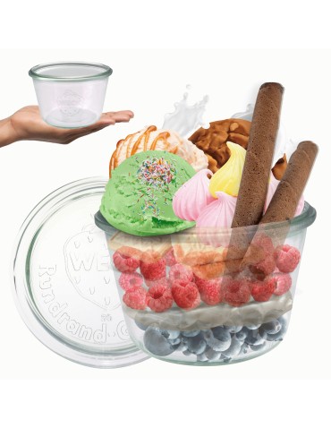 Słoiki i butelki - Słoiki WECK / szklane wieko słoik 370ml MOLD - produkt 21