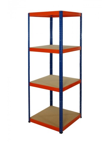 Helios Color Kwadrat - Regał metalowy Helios Color 180x50x50_4 - 175kg / na półkę, kolor: niebiesko-biały - product 6