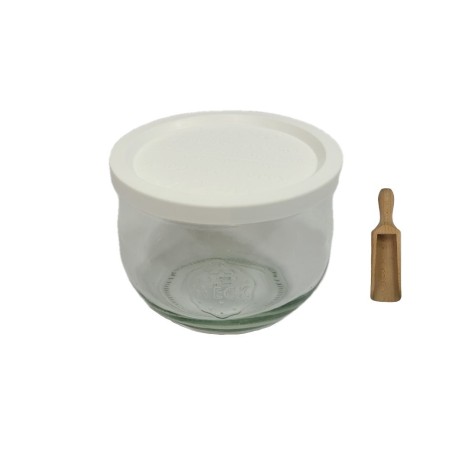 Słoiki WECK / plastikowe wieko, miarka słoik 370ml TULIP