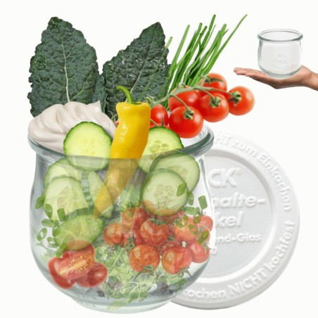 Słoiki WECK / plastikowe wieko słoik 370ml TULIP