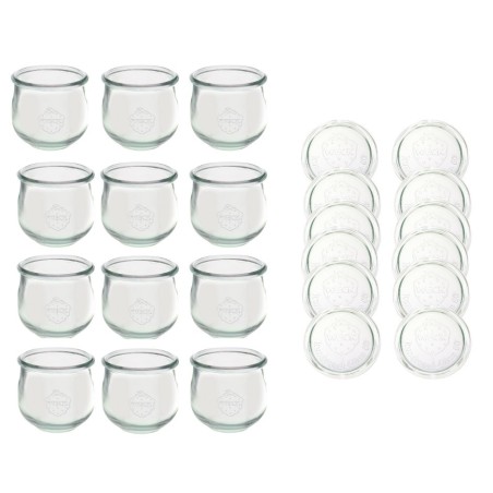 Słoiki WECK 12szt/ szklane wieko słoik 370ml TULIP