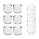 Słoiki WECK 6szt/ szklane wieko słoik 370ml TULIP
