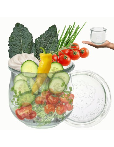 Słoiki i butelki - Słoiki WECK / szklane wieko słoik 370ml TULIP - produkt 21