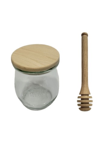 Słoiki WECK / drewniane wieko, nabierak słoik 220ml TULIP - produkt 2