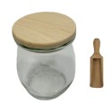 Słoiki WECK / drewniane wieko, miarka słoik 220ml TULIP
