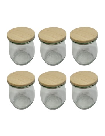 Słoiki WECK 6szt/ drewniane wieko słoik 220ml TULIP - produkt 2