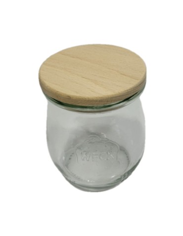 Słoiki i butelki - Słoiki WECK / drewniane wieko słoik 220ml TULIP - product 12